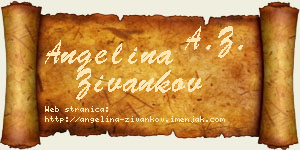 Angelina Živankov vizit kartica